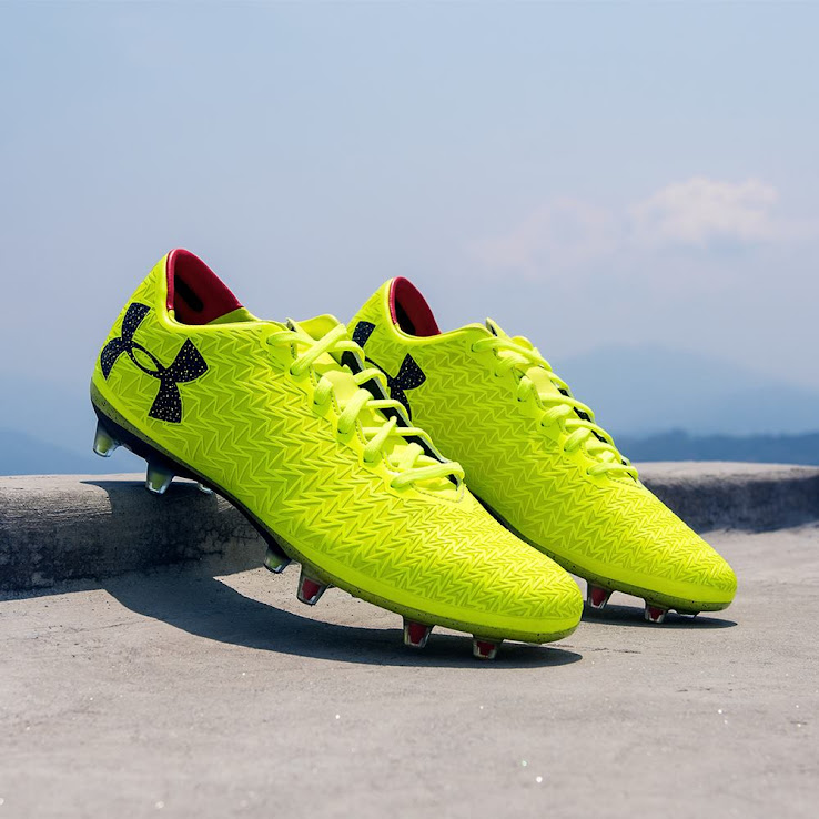 Under armour boots deals yellow